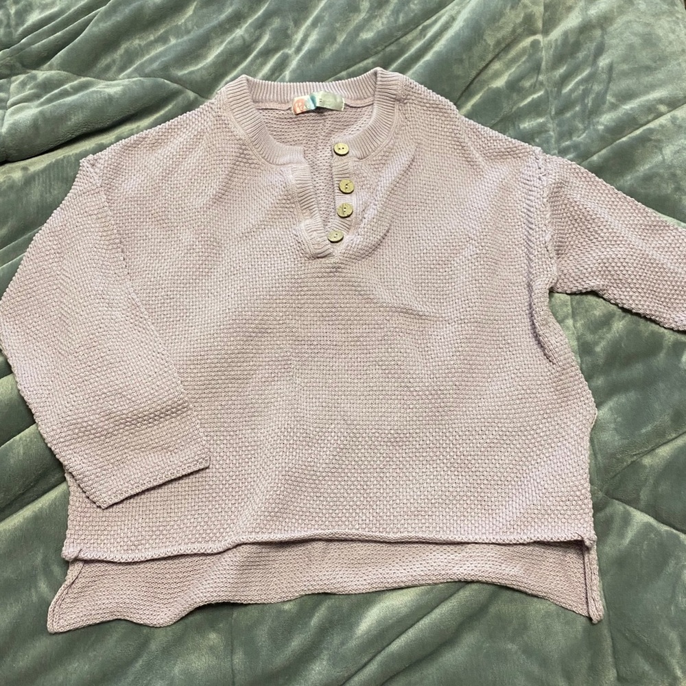 FP knit Henley top